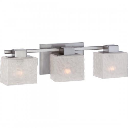Quoizel MLD8603BN Melody Bath fixture 3 light brsh nikl Bath Light