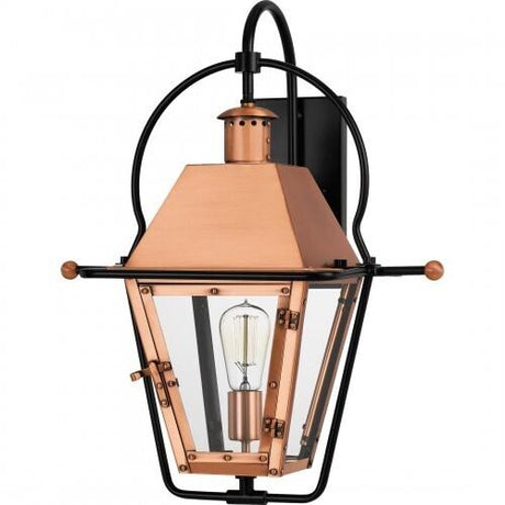 Quoizel RO8418AC Rue De Royal Outdoor wall 1 light aged copper Outdoor Lantern