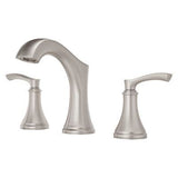 Spot Defense Brushed Nickel 2-handle 8" Widespread Bathroom Faucet