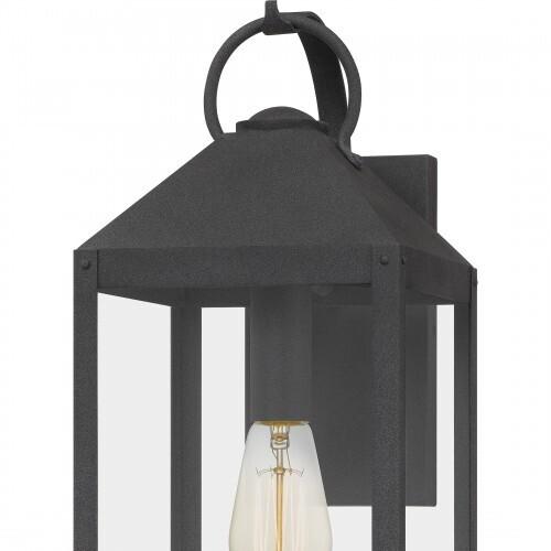 Quoizel TPE8408MB Thorpe Outdoor wall 1 light mottled black Outdoor