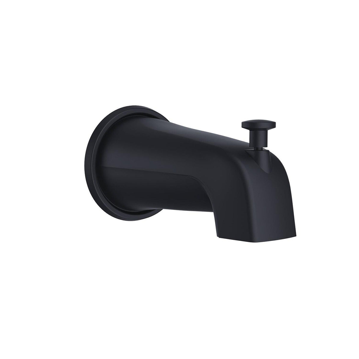 Gerber D606225BS 5 1/2" Wall Mount Tub Spout With Diverter - Satin Black