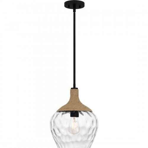 Quoizel QPPC5603MBK Quoizel Piccolo Pendant Mini pendant 1 light matte black Mini Pendant