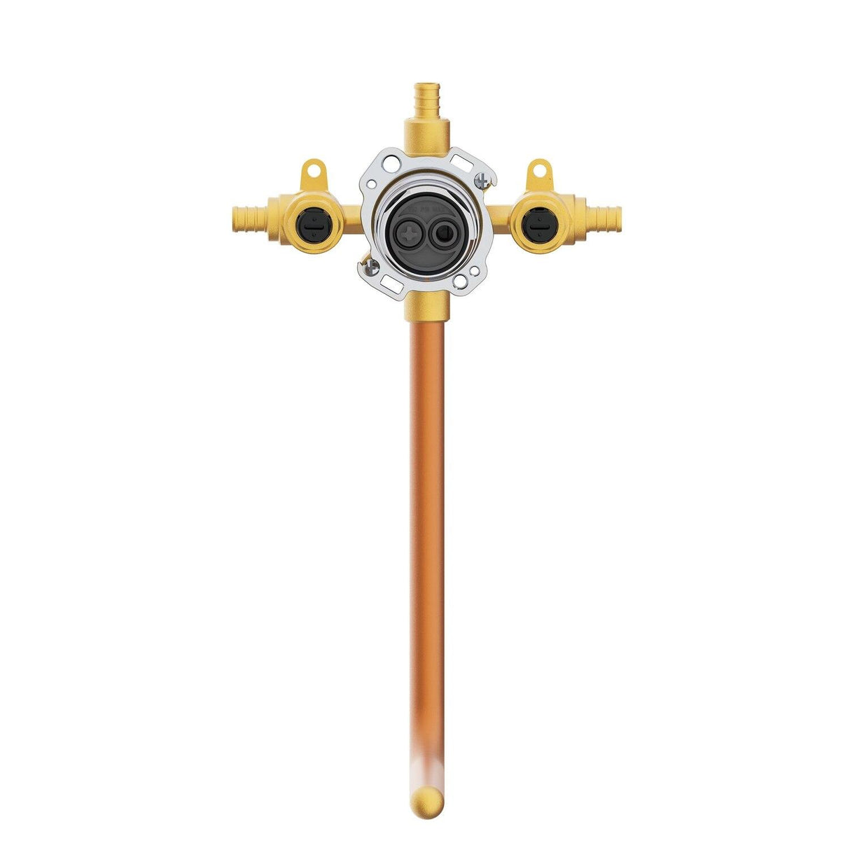 Gerber G00GS504ST No Finish Treysta Tub & Shower Valve- Crimp Pex Connection With ...