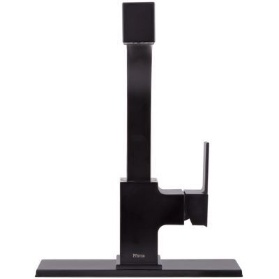 Pfister Black Arkitek 1-handle, Pull-out Kitchen Faucet LG534-LPMB
