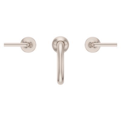 Pfister Brushed Nickel 2-handle 8" Widespread Bathroom Faucet LG49-TNT3K