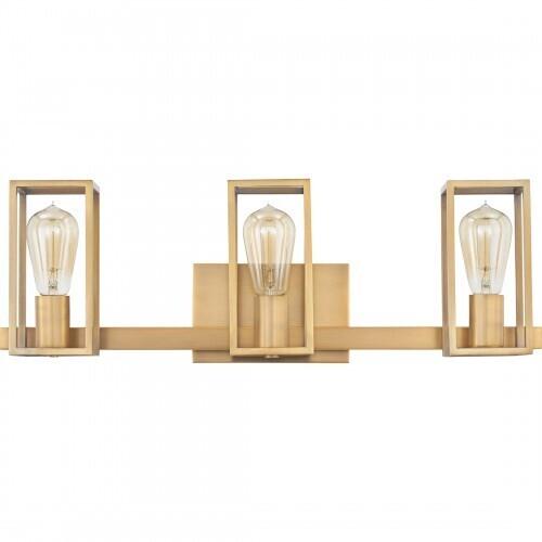 Quoizel LGN8724WS Leighton Bath 3 light weathered brass Bath