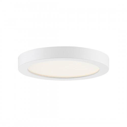 Quoizel OST1708W Outskirts Flush mount 7.5"d white Flush Mount