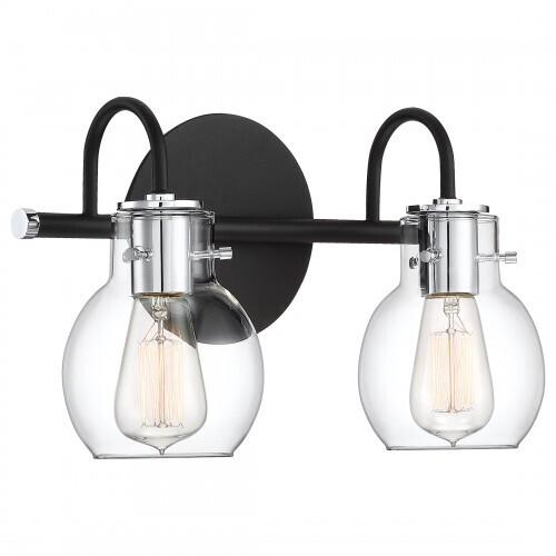 Quoizel ANW8602EK Andrews Bath 2 light earth black Bath Light