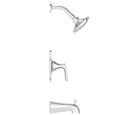 Pfister Polished Chrome Weller 1-handle Tub & Shower, Trim Only LG89-8WRC