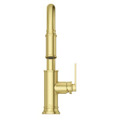 Pfister Brushed Gold 1-handle Pull-down Kitchen Faucet GT529-COLBG