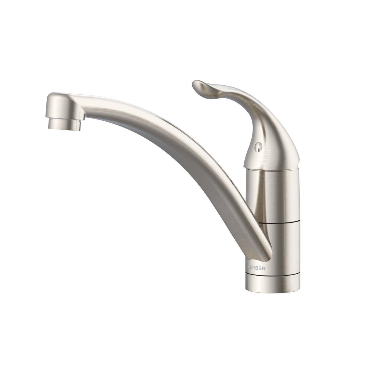 Gerber G0040010 Chrome Viper Single Handle Kitchen Faucet W/out Spray & W/ Deck PLA...