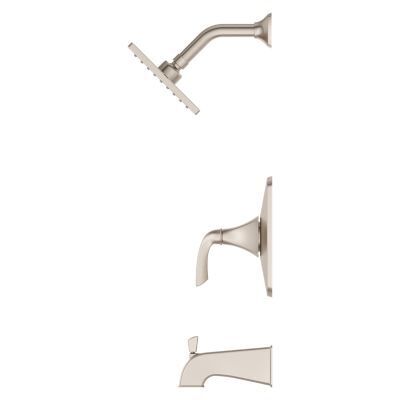 Pfister Brushed Nickel Bronson 1-handle Tub & Shower, Trim Only LG89-8BSK