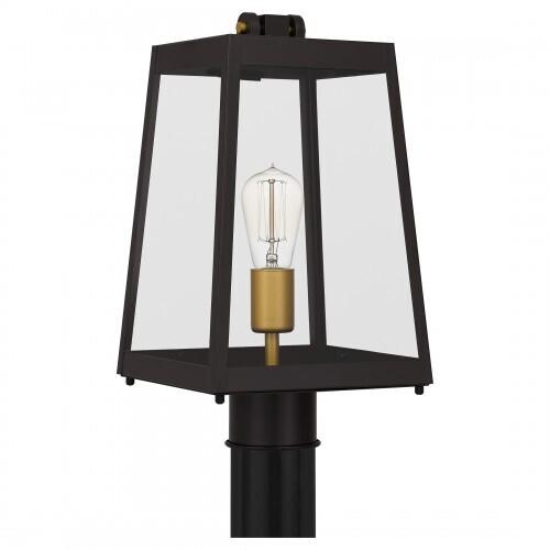 Quoizel AMBL9008WT Amberly Grove Outdoor post 1 light western bronze Outdoor