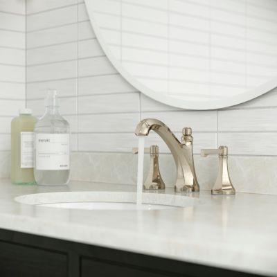 Pfister Polished Nickel Arterra 8" Widespread Lavatory Faucet LG49-DE0D