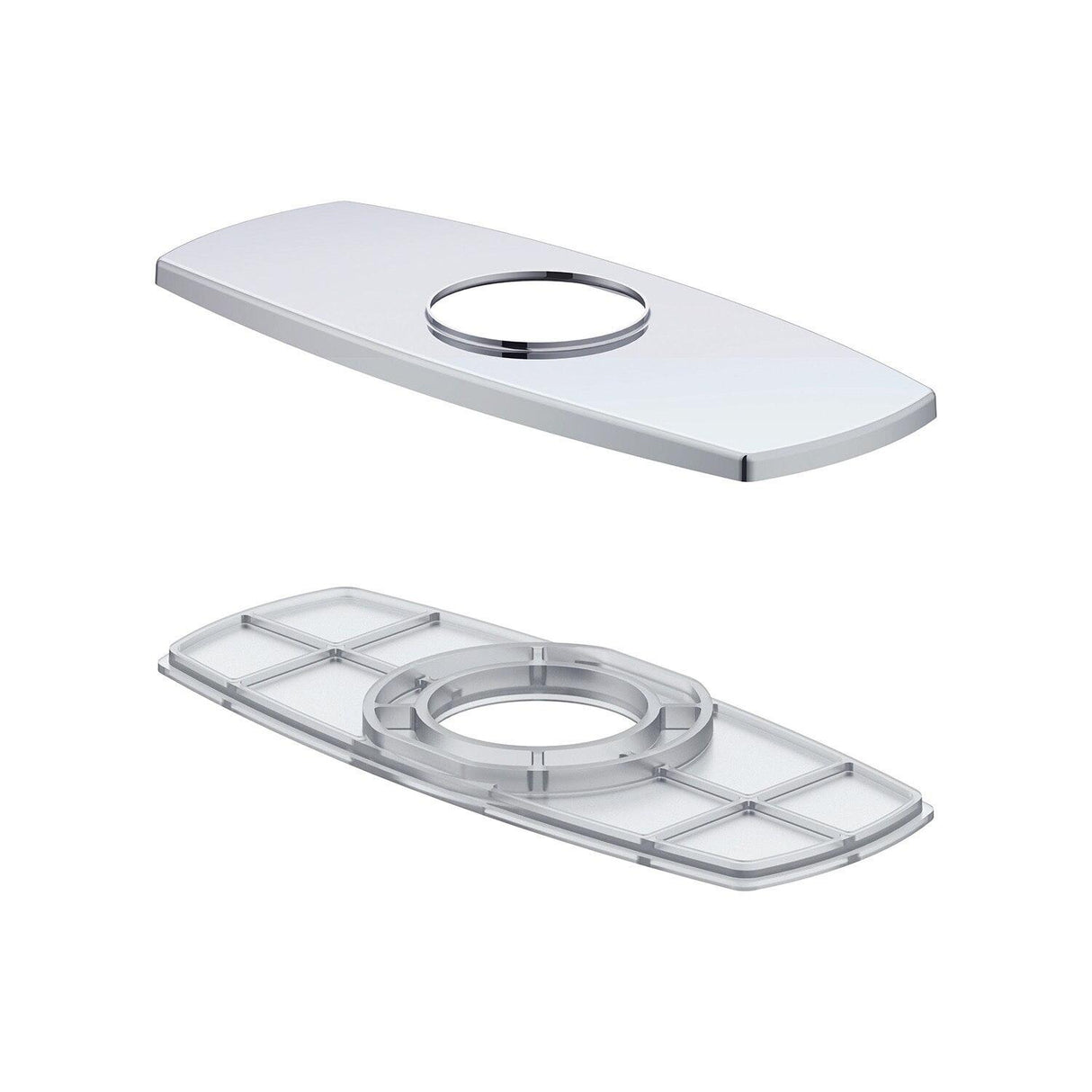 Gerber DA667B57 Soft Square Cover Plate Assembly for 4" Centerset Bathroom Faucet -...