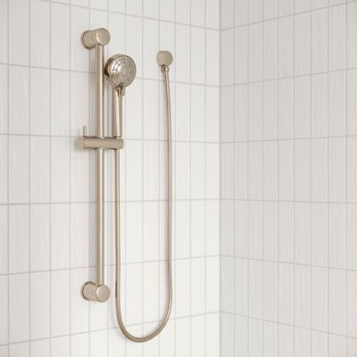 Pfister Polished Nickel Ada Handheld Shower With Slide Bar LG16-500D
