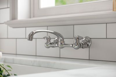 Pfister Polished Chrome Pfirst Series 2-handle Kitchen Faucet G127-1000