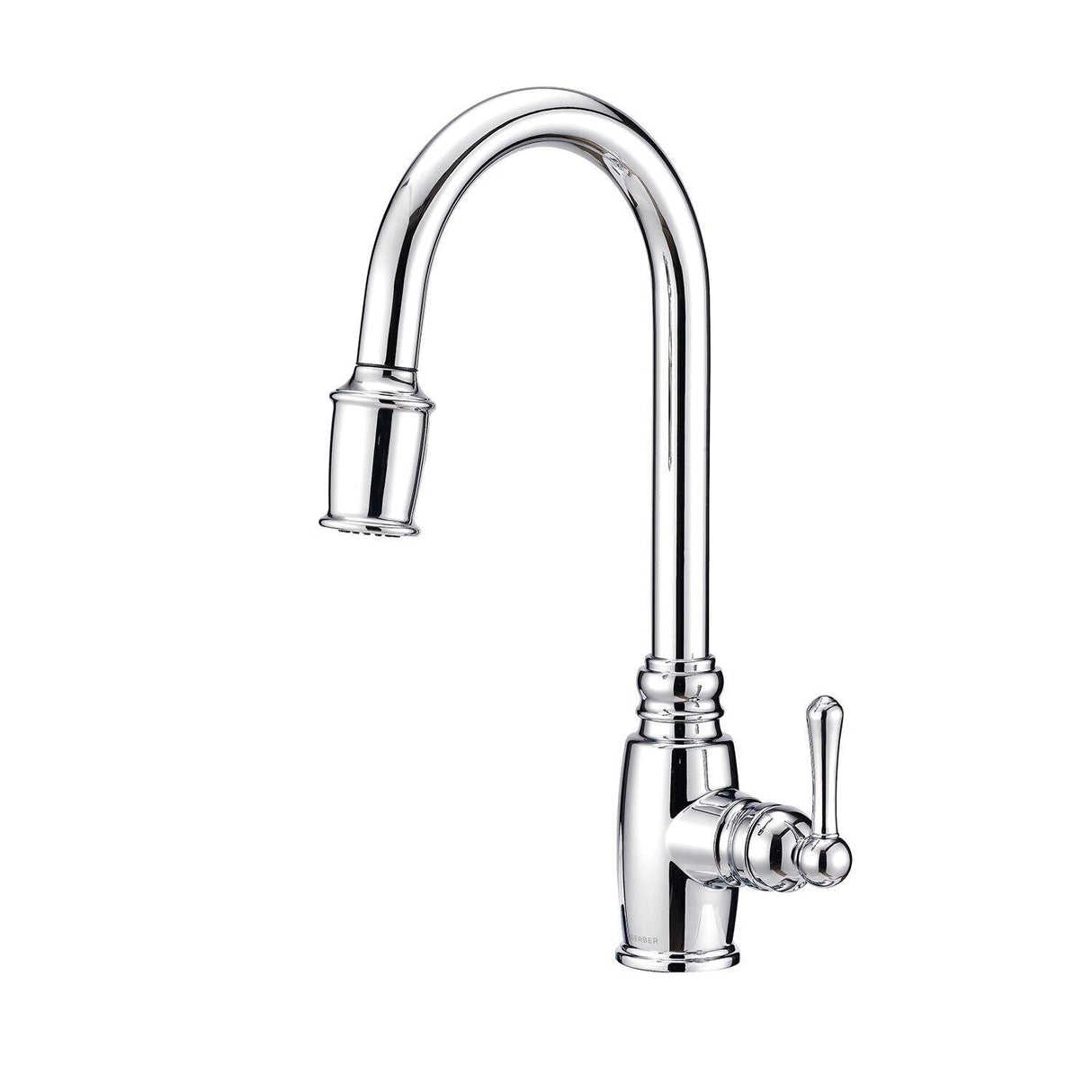 Gerber D454057BS Satin Black Opulence Single Handle Pull-down Kitchen Faucet