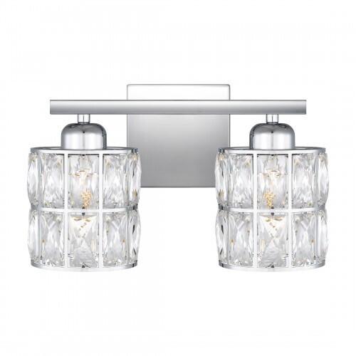 Quoizel GIB8613C Gibson Bath 2 lights polished chrome Bath