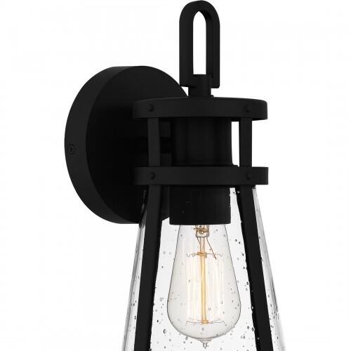 Quoizel BAB8406MBK Barber Outdoor wall 1 light matte black Outdoor Lantern