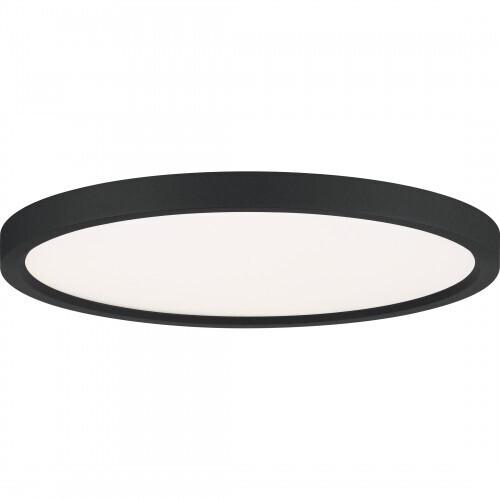 Quoizel OST1715EK Outskirts Flush mount led light earth black Flush Mount