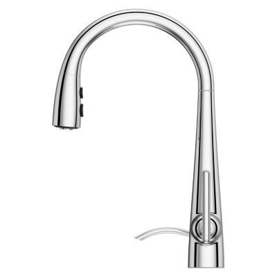 Pfister Polished Chrome Lita Pull-down Kitchen Faucet GT529-SMC