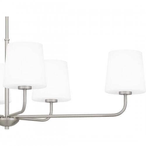 Quoizel GGR642BN Gallagher Linear chandelier 6 lights brushed nicke Island Light