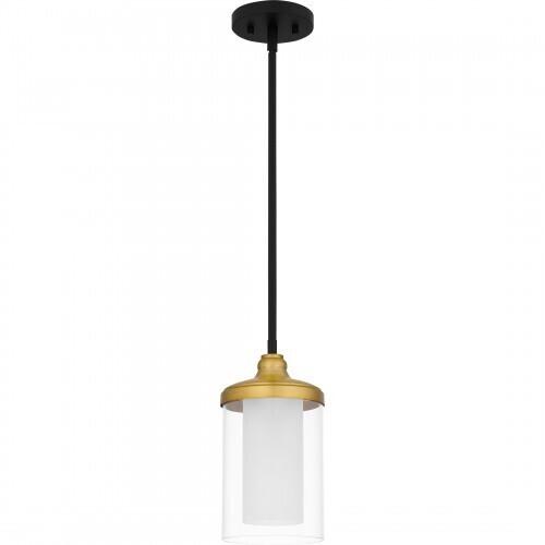 Quoizel ROW1506MBK Rowland Mini pendant 1 light matte black Mini Pendant