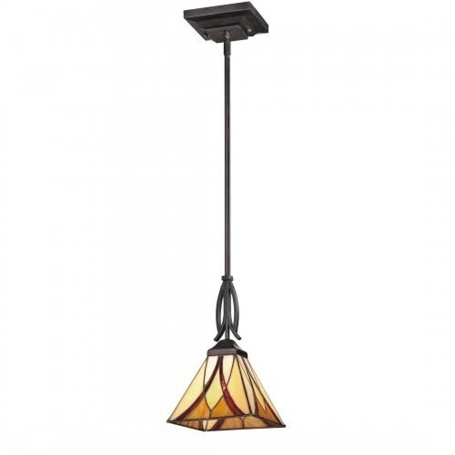 Quoizel TFAS1507VA Asheville Mini pendant tiffany valiant bronze Mini Pendant