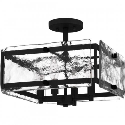 Quoizel QSF5594EK Quoizel Semi-Flush Mount Semi flush 4 lights earth black Semi-Flush Mount