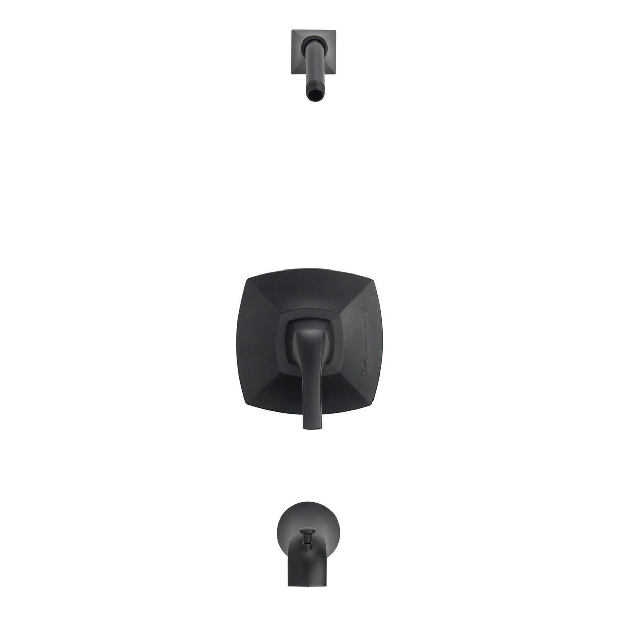 Gerber D500018LSBBTC Brushed Bronze Vaughn Tub & Shower Trim Kit, Without Showerhead