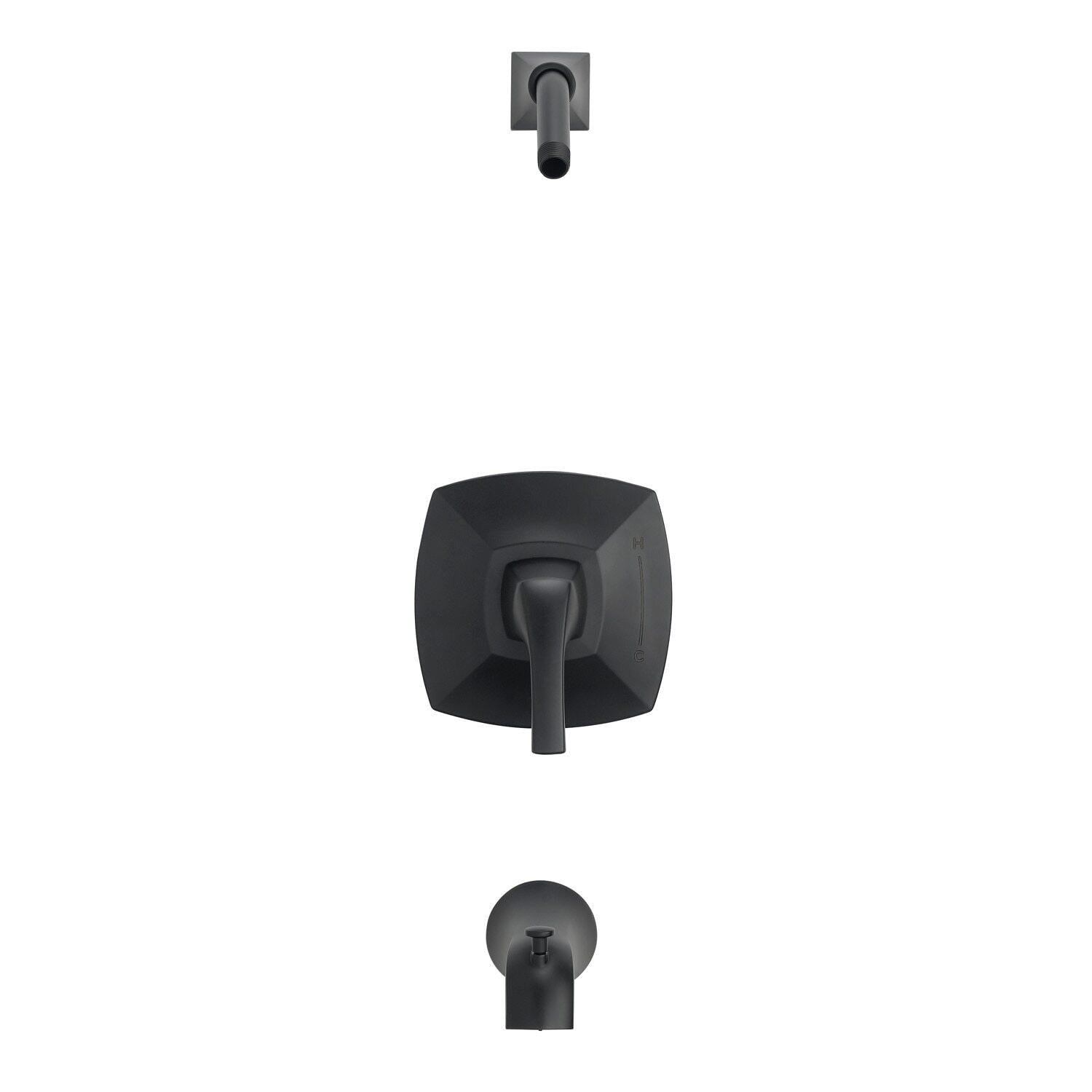 Gerber D500018LSBBTC Brushed Bronze Vaughn Tub & Shower Trim Kit, Without Showerhead