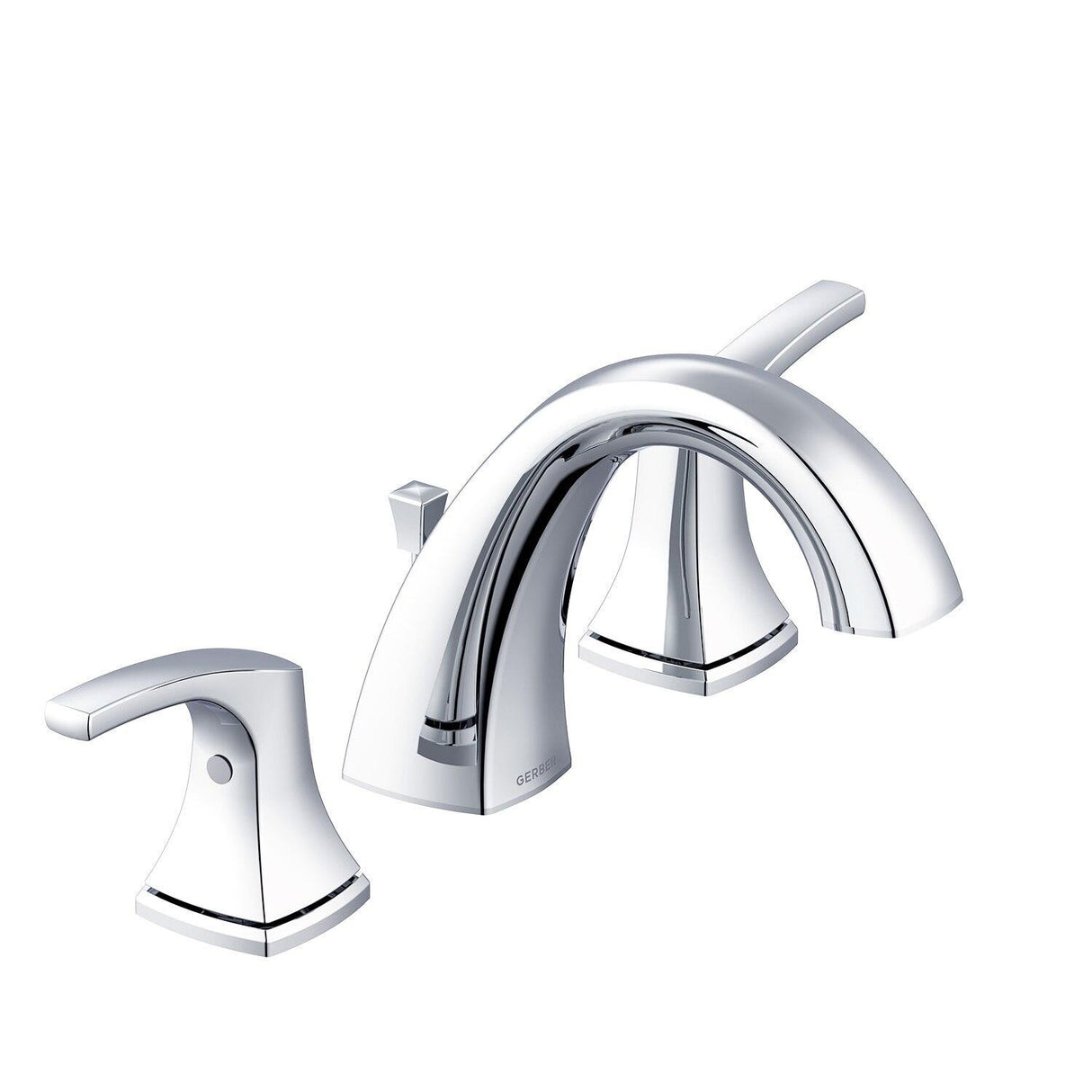 Gerber D304118 Chrome Vaughn Two Handle Widespread Faucet