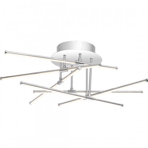 Quoizel PCLS1722C Lightshow Semi flush 22"d polished chrome Semi-Flush Mount