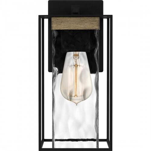 Quoizel LWD8405MBK Longwood Outdoor wall 1 light matte black Outdoor Lantern