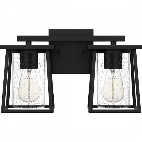 Quoizel LDG8615MBK Lodge Bath 2 light matte black Bath