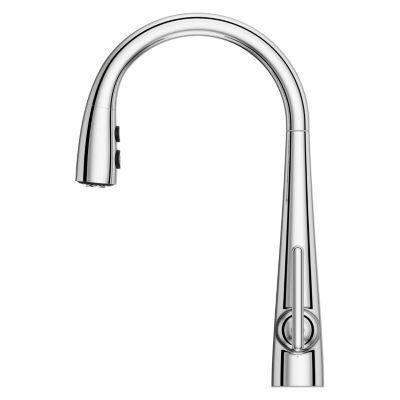 Pfister Polished Chrome Lita Pull-down Kitchen Faucet GT529-SMC