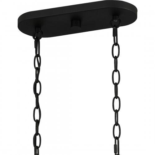 Quoizel FTS638EK Fortress Island 6 lights earth black Island Light