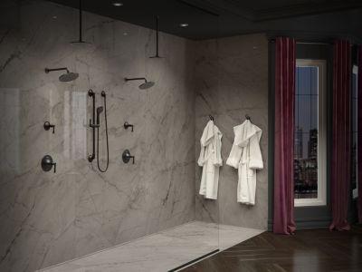 Pfister Matte Black 1-handle Tub & Shower Trim LG89-8RHB