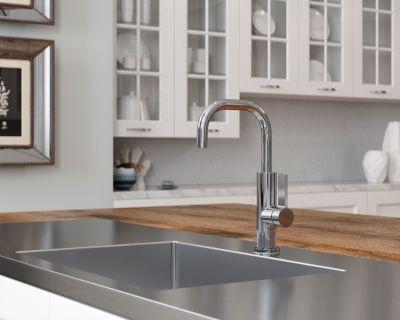 Pfister Polished Chrome 1-handle Bar & Prep Faucet GT72-MTC