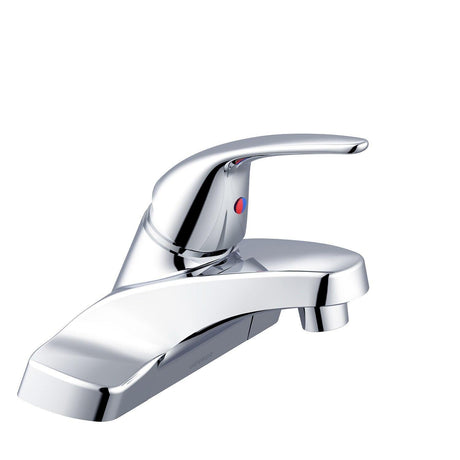 Gerber G0040113W Chrome Maxwell Se Single Handle Lavatory Faucet Less Drain 1.2GPM