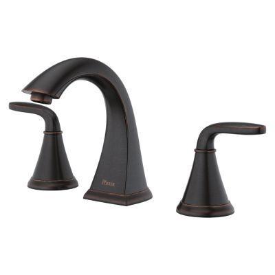 Pfister Tuscan Bronze 2-handle 8" Widespread Bathroom Faucet LG49-WF0Y