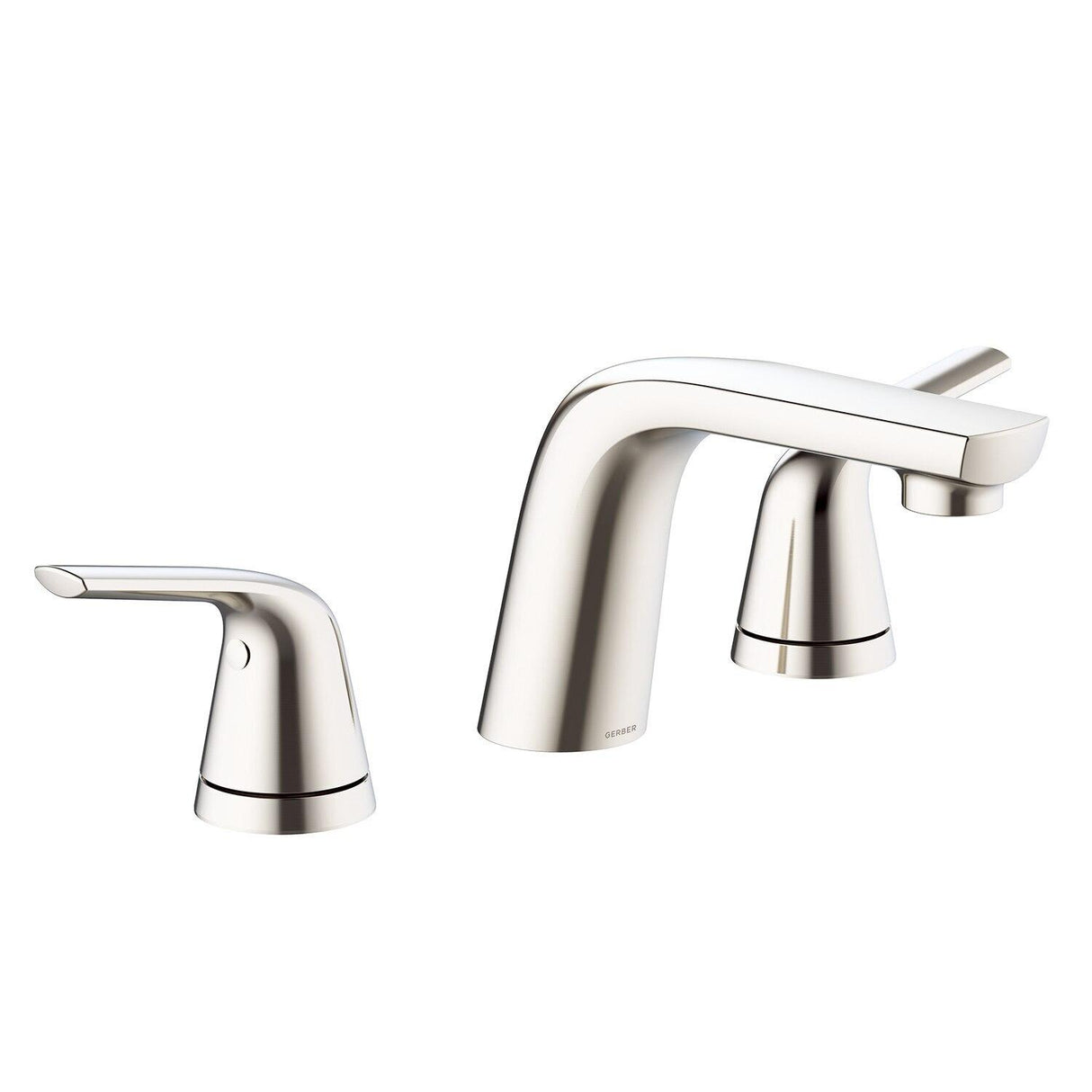 Gerber D304134BN Brushed Nickel Lemora Two Handle Widespread Lavatory Faucet