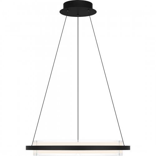 Quoizel PCMLK2820MBK Malik Pendant led light matte black Pendant
