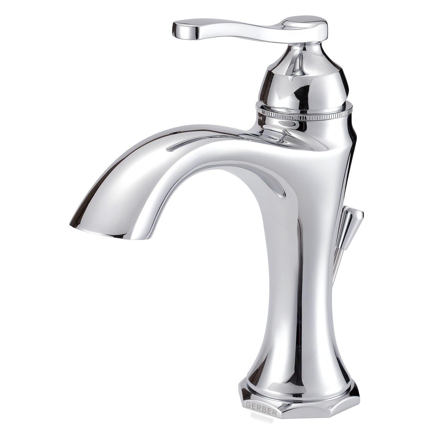 Gerber D225028BN Brushed Nickel Draper Single Handle Lavatory Faucet