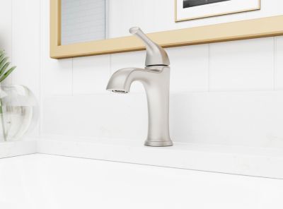 Pfister Spot Defense Brushed Nickel Single Control Bathroom Faucet LG42-MCA0GS