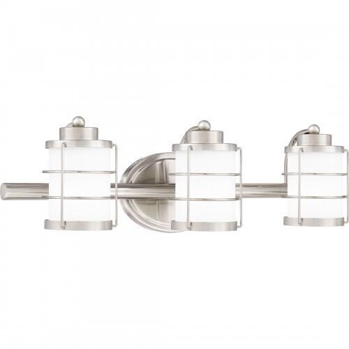 Quoizel HZT8623BN Hazlett Bath 3 light brushed nickel Bath Light