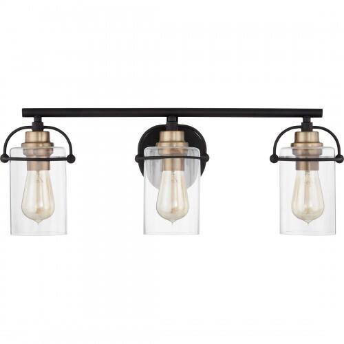 Quoizel EMR8603MBK Emerson Bath 3 light matte black Bath