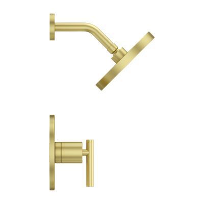 Pfister Brushed Gold Contempra 1-handle Shower, Trim Only LG89-7NCBG