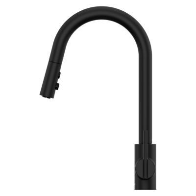 Pfister Matte Black 1-handle Pull-down Kitchen Faucet GT529-BIB